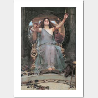 Circe Offering the Cup to Odysseus by John William Waterhouse Posters and Art